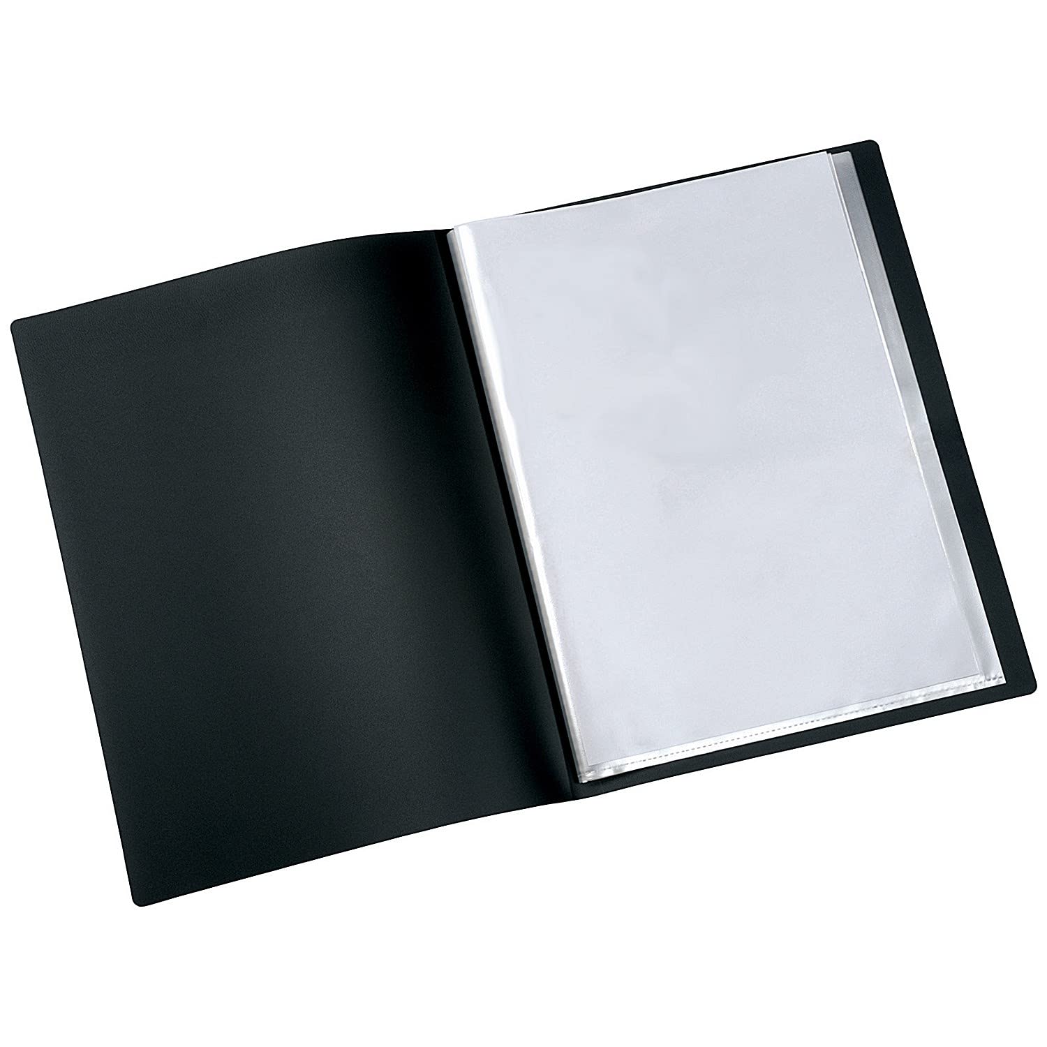 Q-Connect A4 40-Pocket Presentation Display Book - Black