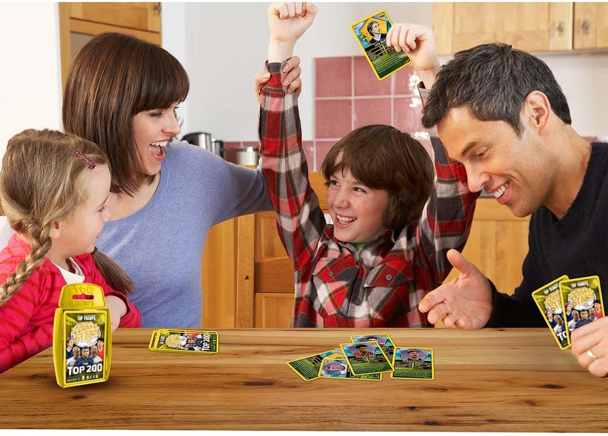 Top Trumps World Football Stars Top 200 Card Game Pack 2, Play with Kylian Mbappe, Beth Mead, Luka Modric and Pernille Harder, educational gift for ages 6 plus
