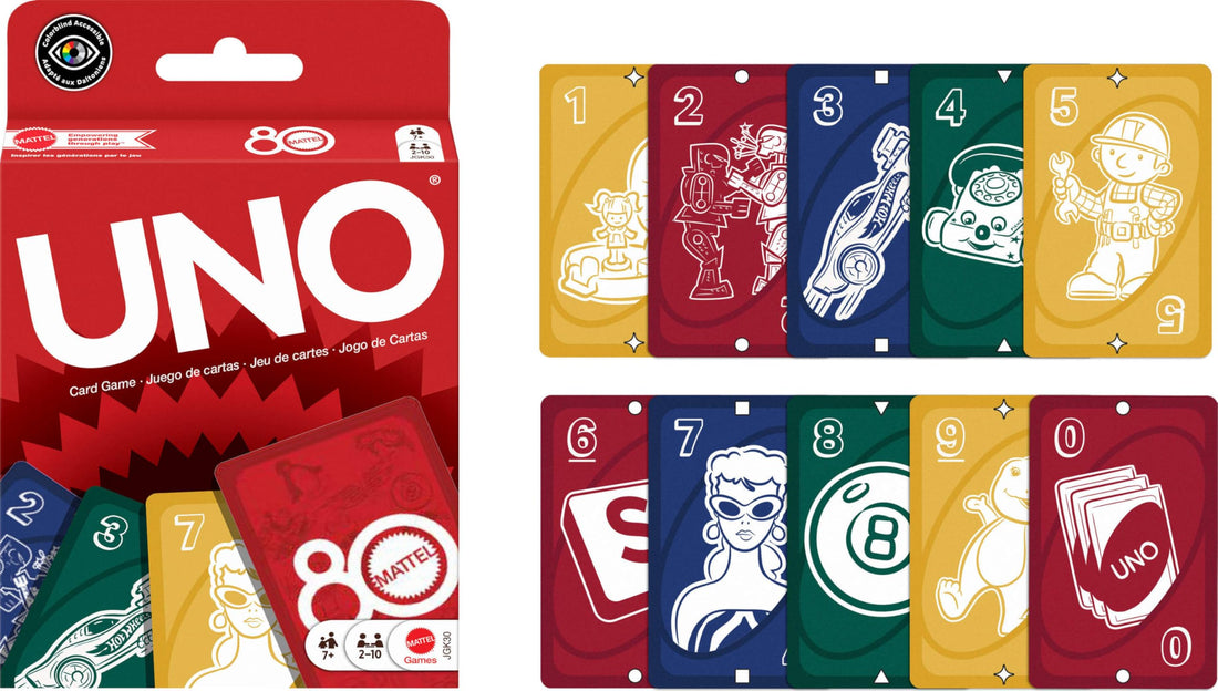Mattel Games UNO House Rules Card Game for Family Night, Game Night, Travel, Camping & Party, HRL31