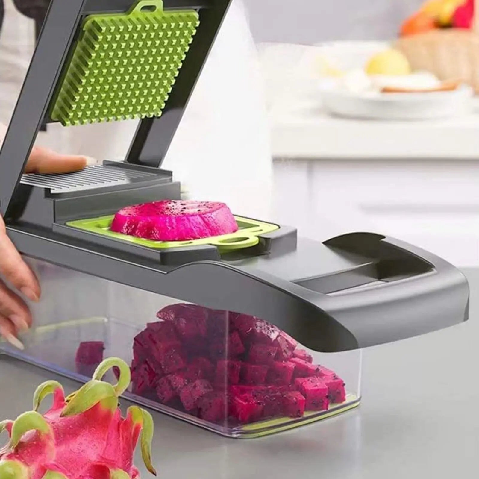 16 in 1 Vegetable Chopper, Salad Fruit Vegetable Food Chopper Slicer Peeler