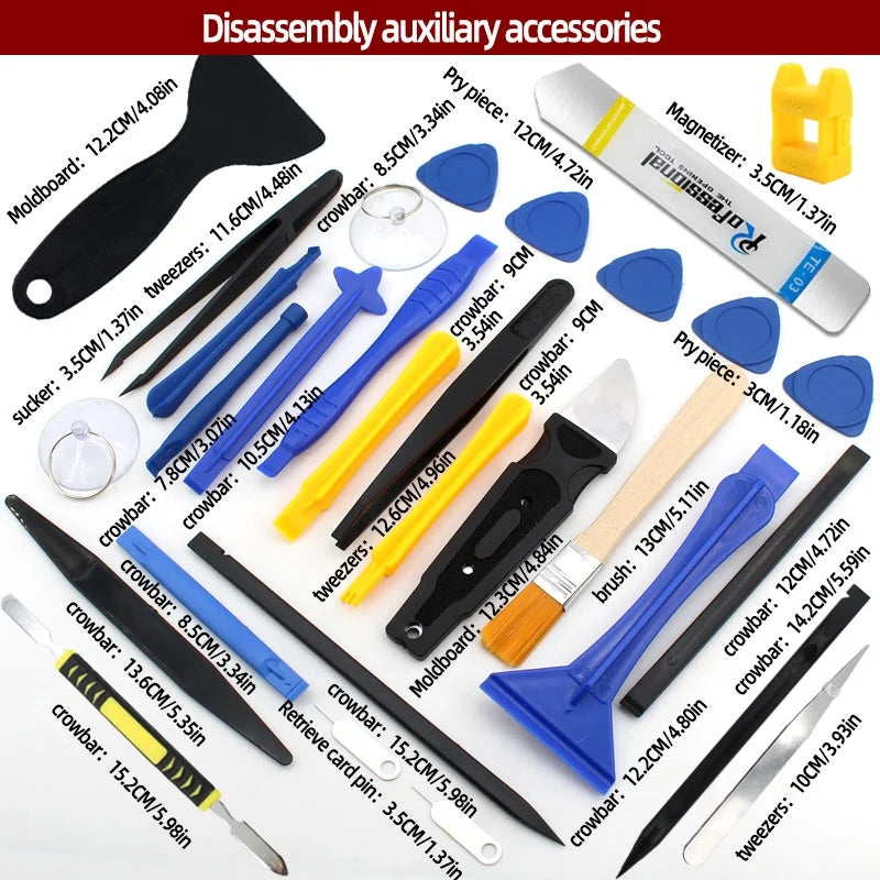 34/15 in 1 Precision Screwdriver Repair Tool Set for Mobile Phone Tablet Laptop Computer Electronics Maintenance Disassembly Kit