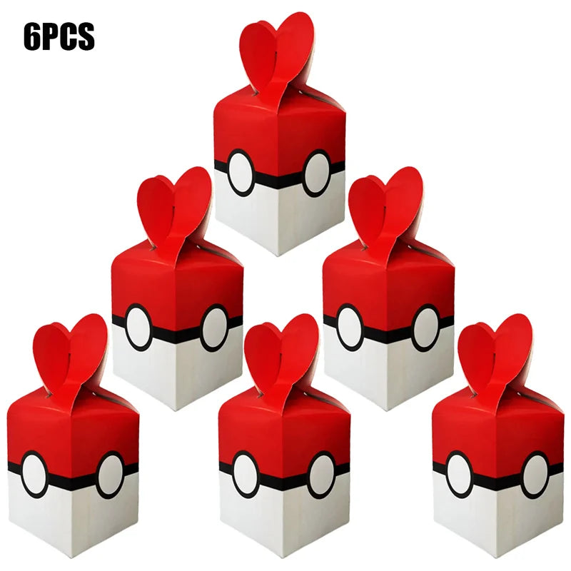 New Pokemon Birthday Party Decorations Kits Pikachu Theme Paper Plates Napkins Cups Balloons Baby Shower for Kids Event Supplies