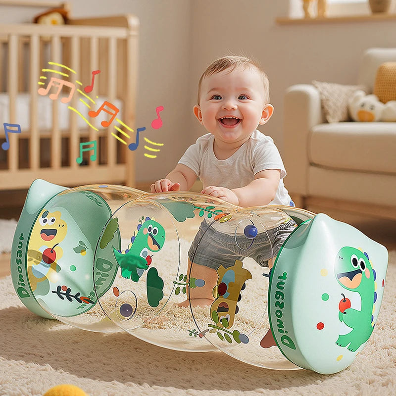 Inflatable Baby Crawling Roller Toy Rattles Games for Babies Development 6 12 Months Baby Crawling toy Fitness Educational Toys