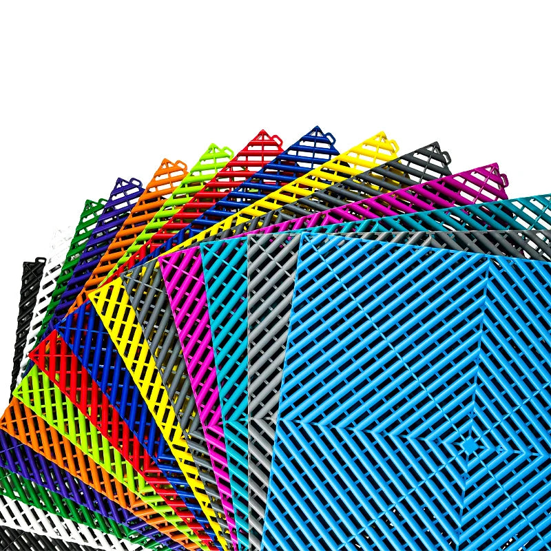Diy 2026 Factory Wholesalers Price Strength Car Garage Floor Grate Plastic Modular Interlocking Tiles Pp Garage Floor Tiles