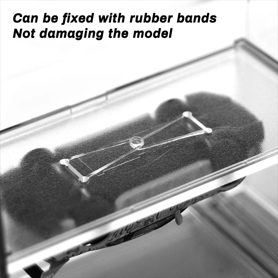 1/64 Acrylic Model Car Display Case Box - High Quality Clear Cover for Collectibles Gift (No Car Included) 1pcs