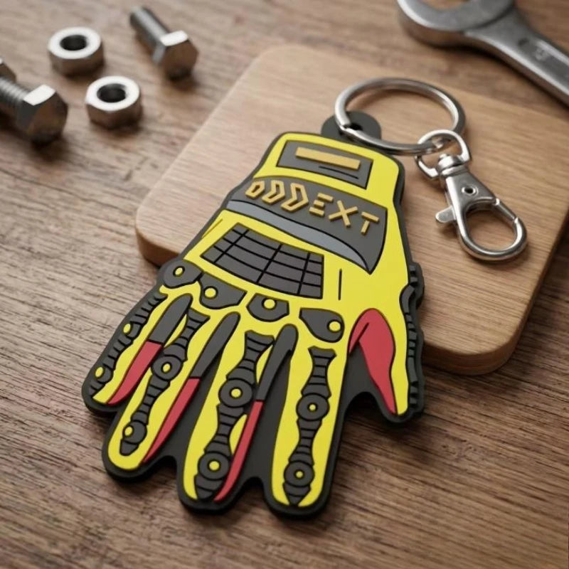 Custom PVC Keychain Personalized Soft Rubber Keyring 3D Logo Bulk Wholesale Promotional Custom Shape Keychain MOQ 50PCS