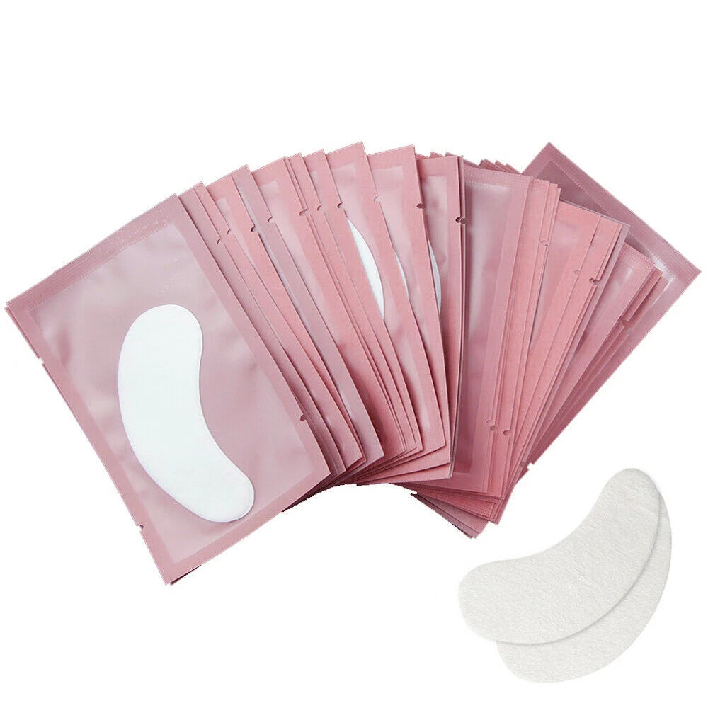 25 Pair Eyelash Extensions Pads Under Eye Lash Gel Lint Free Eye Patches Pad