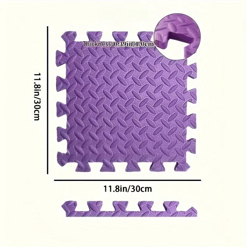 30x30cm EVA Puzzle Mat – Thick Baby Play Mat for Kids, Non-Slip & Waterproof Crawling Floor Tiles, Interlocking Foam Rug
