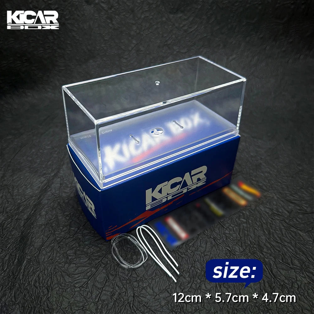 1/64 Acrylic Model Car Display Case Box - High Quality Clear Cover for Collectibles Gift (No Car Included) 1pcs