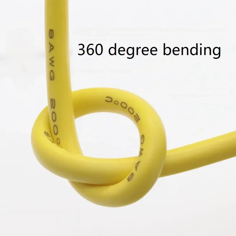 1M/5M Heat-resistant Cable 30 28 26 24 22 20 18 16 15 14 13 12 10 AWG Ultra Soft Silicone Wire High Temperature Flexible Copper