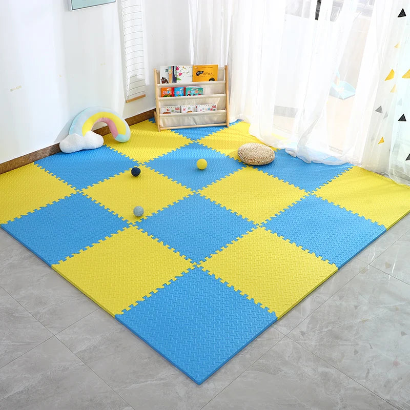30x30cm EVA Puzzle Mat – Thick Baby Play Mat for Kids, Non-Slip & Waterproof Crawling Floor Tiles, Interlocking Foam Rug
