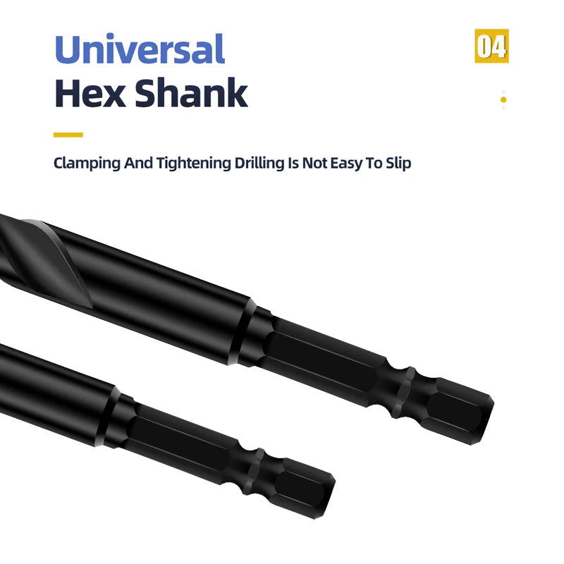 TOOLEYE Cross Hex Drill Bit Set For Concrete Porcelain Tile Glass Metal Multifunction Drill Bits Kit Power Tools Drilling Drills