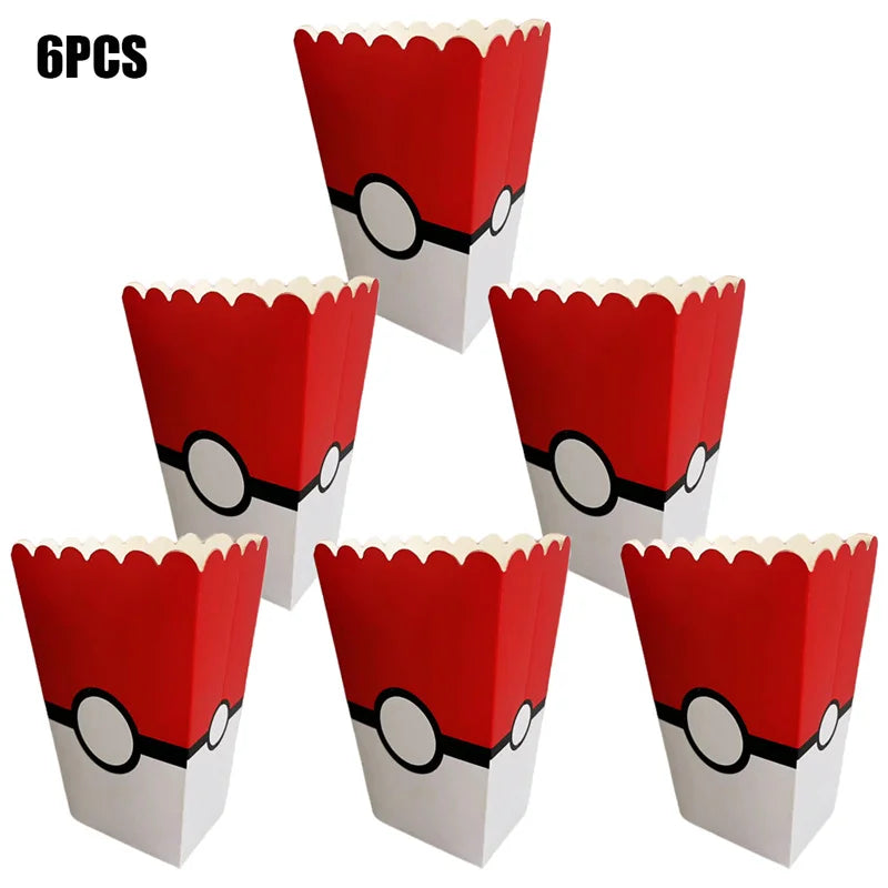 New Pokemon Birthday Party Decorations Kits Pikachu Theme Paper Plates Napkins Cups Balloons Baby Shower for Kids Event Supplies