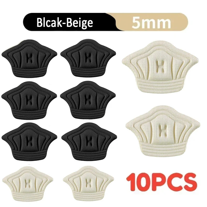 10pcs/set Insoles for Shoes Patch Heel Pads for Shoes Adjustable Size Feet Pad Insole Adhesive Back Sticker Shoes Insert Insole