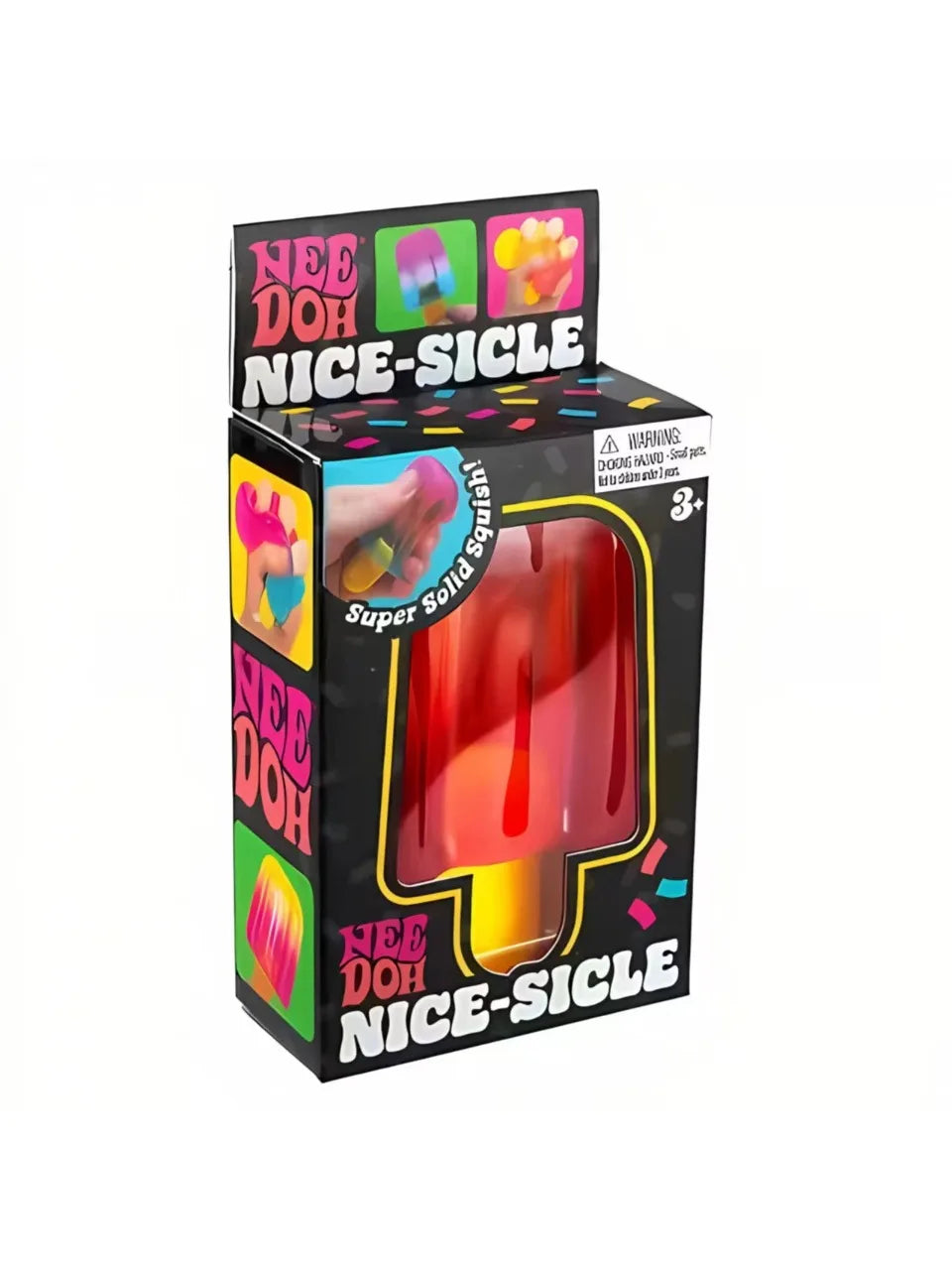 Hot Schylling NeeDoh Nice Cube, Sensory Anti-Stress Block, Soft Squishy Stress Relief Fidget Toy, Ideal Souvenir Gift for Kids