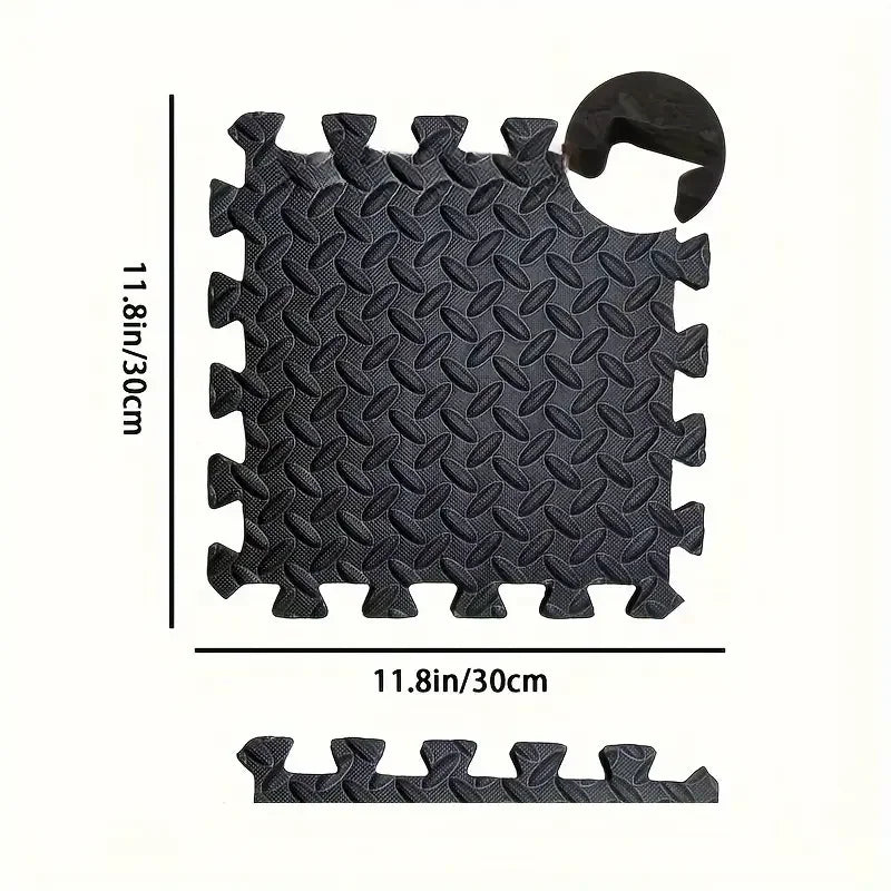 30x30cm EVA Puzzle Mat – Thick Baby Play Mat for Kids, Non-Slip & Waterproof Crawling Floor Tiles, Interlocking Foam Rug