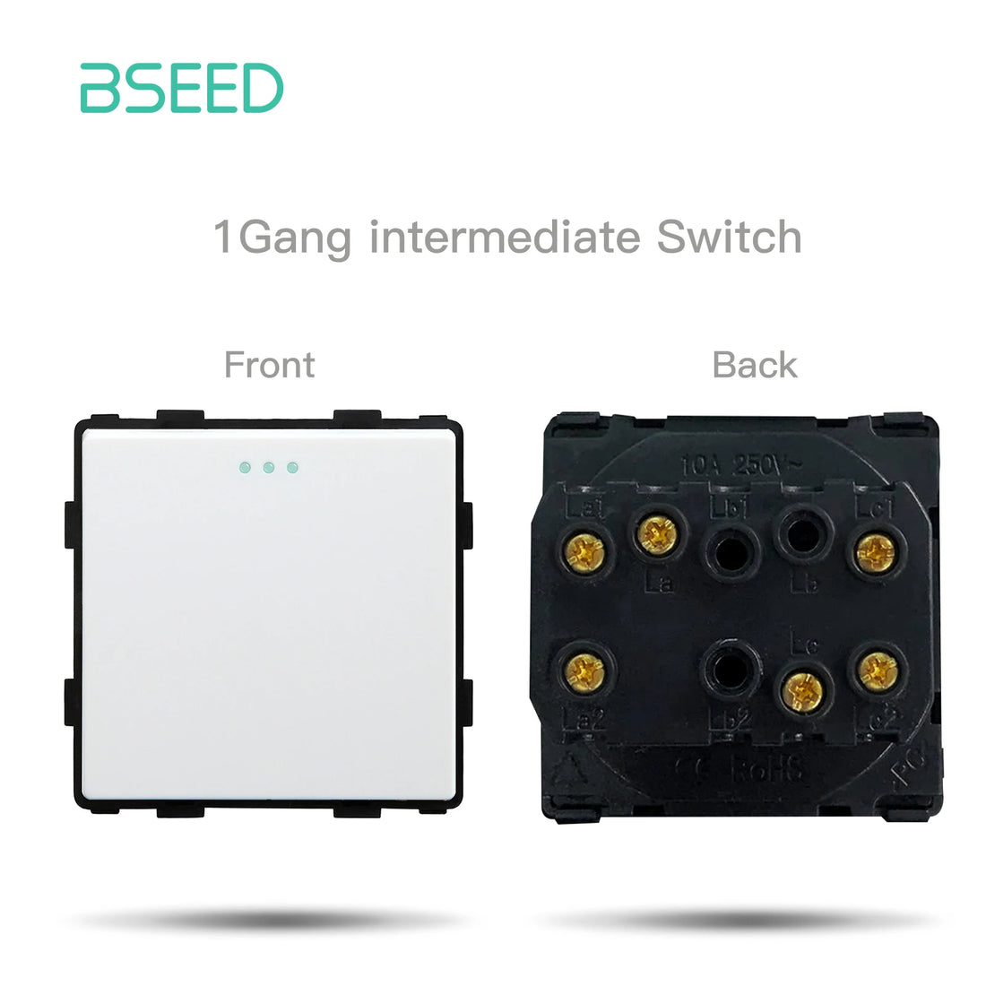 BSEED Mechanical Button Switches TV ST CAT5 RJ45 Plug Type-c USB EU French Power Sockets DIY Function Parts  Free Combination