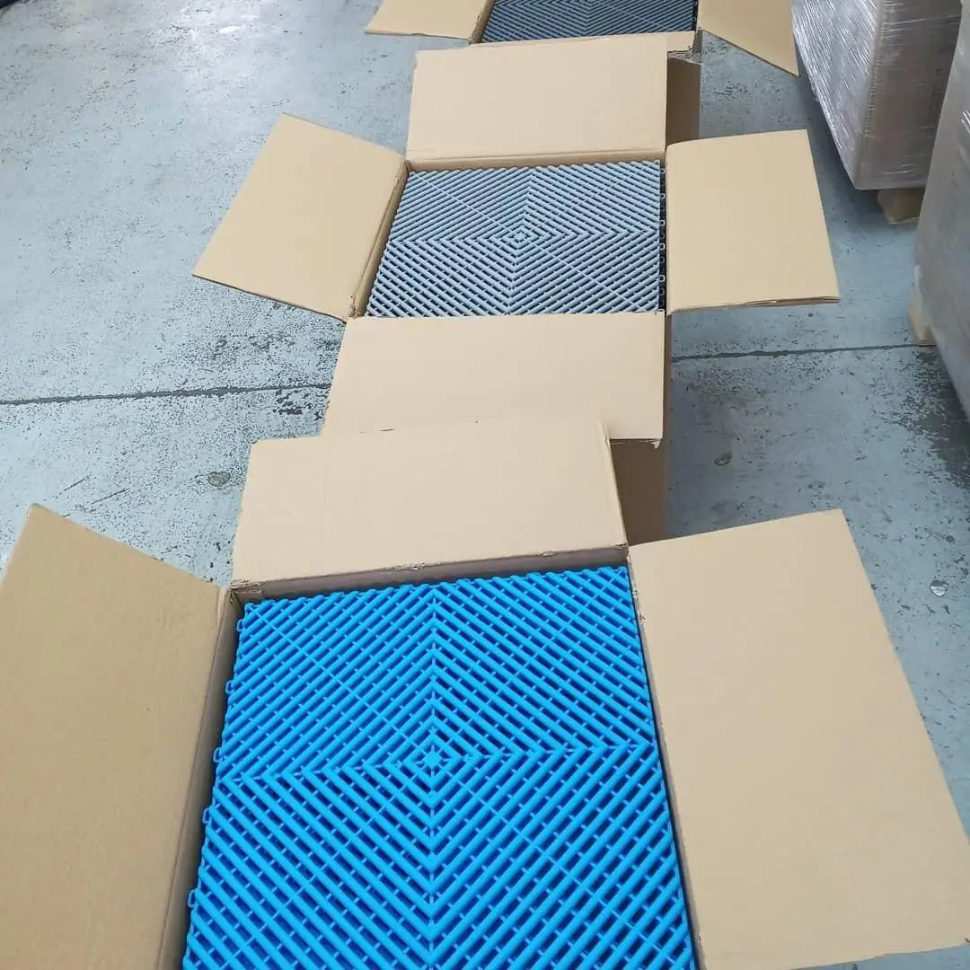 Diy 2026 Factory Wholesalers Price Strength Car Garage Floor Grate Plastic Modular Interlocking Tiles Pp Garage Floor Tiles