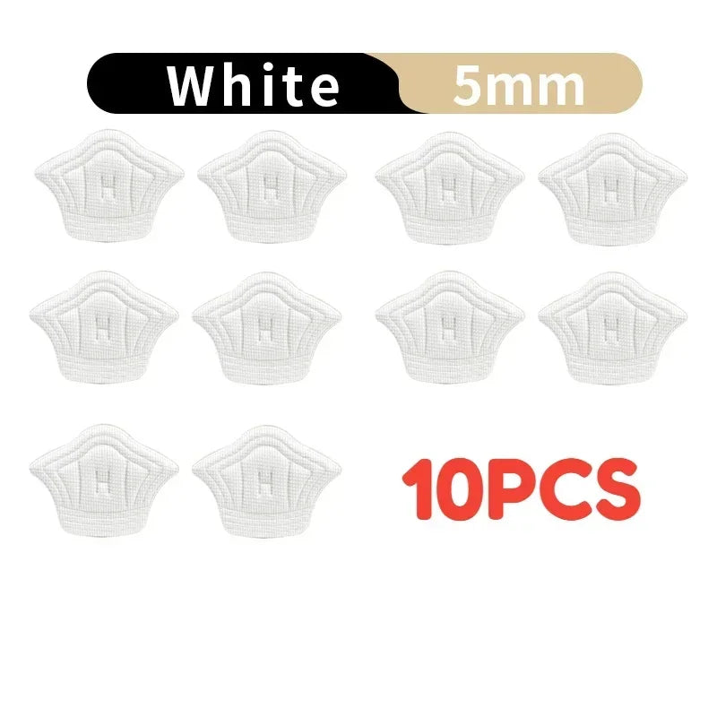 10pcs/set Insoles for Shoes Patch Heel Pads for Shoes Adjustable Size Feet Pad Insole Adhesive Back Sticker Shoes Insert Insole