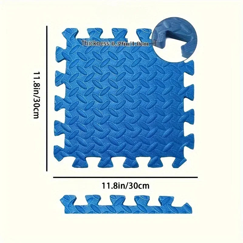 30x30cm EVA Puzzle Mat – Thick Baby Play Mat for Kids, Non-Slip & Waterproof Crawling Floor Tiles, Interlocking Foam Rug