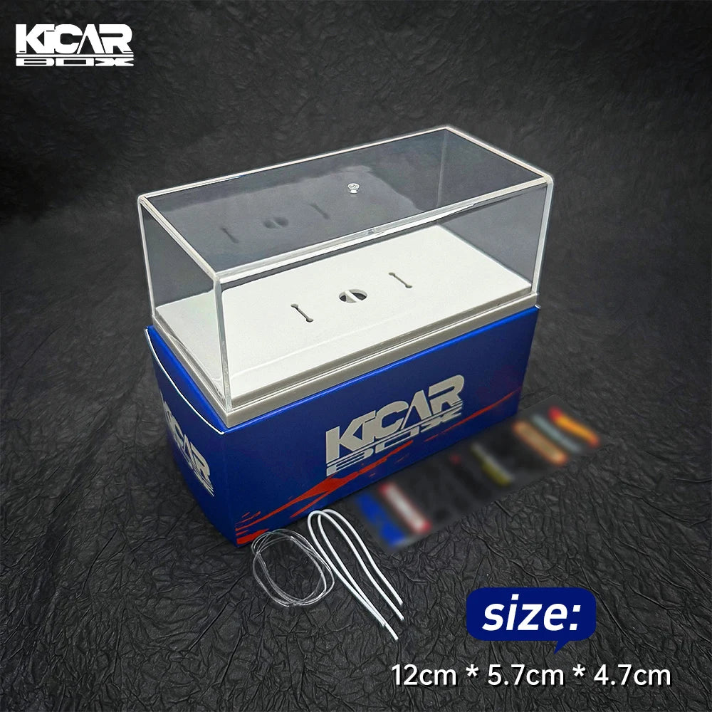 1/64 Acrylic Model Car Display Case Box - High Quality Clear Cover for Collectibles Gift (No Car Included) 1pcs