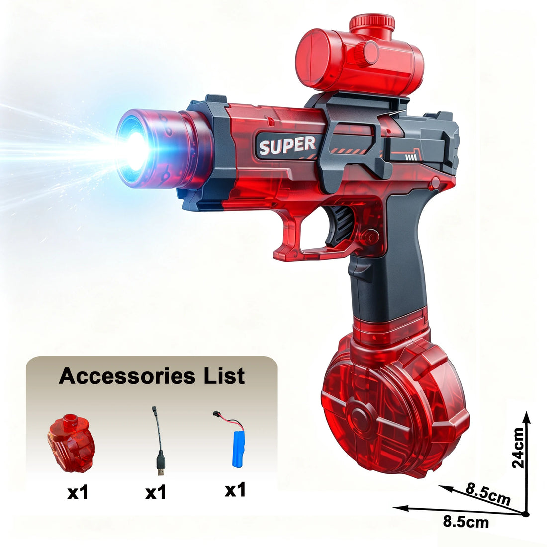Electric Water Guns For Adults Powerful Squirt Automatic Water Suction Water Blasters Summer Outdoor Beach Toy For Boys Kid Gift