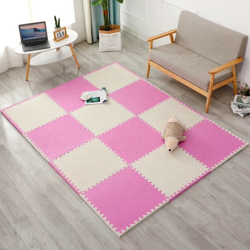 30x30cm EVA Puzzle Mat – Thick Baby Play Mat for Kids, Non-Slip & Waterproof Crawling Floor Tiles, Interlocking Foam Rug