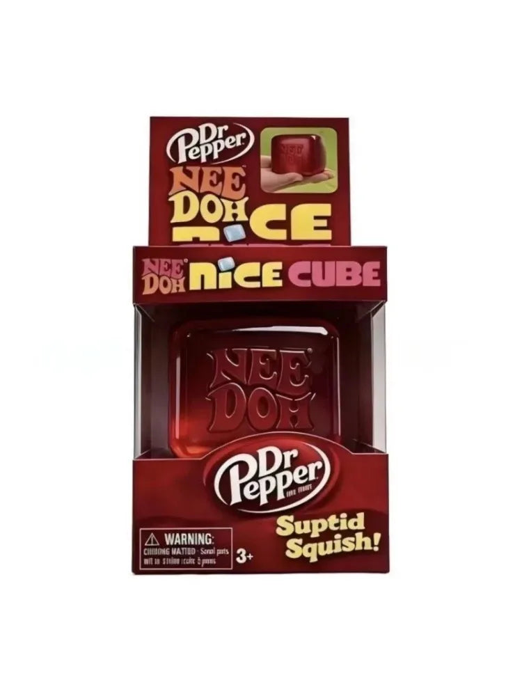 Hot Schylling NeeDoh Nice Cube, Sensory Anti-Stress Block, Soft Squishy Stress Relief Fidget Toy, Ideal Souvenir Gift for Kids