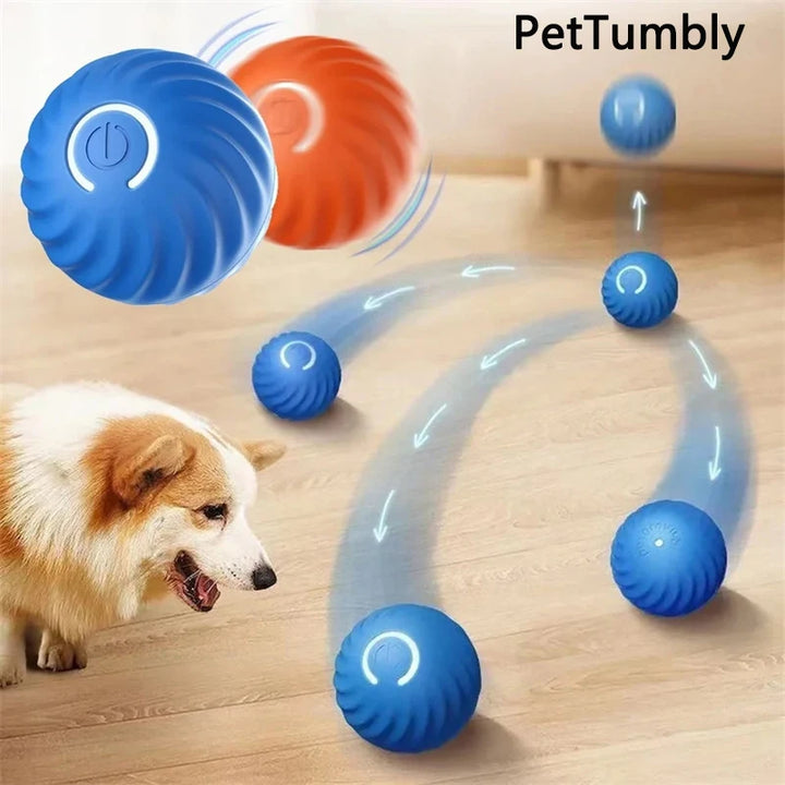 Smart Dog Toys Ball Electronic Interactive Pet Toy Moving Ball USB Automatic Moving Bouncing for Puppy Birthday Gift Cat Product