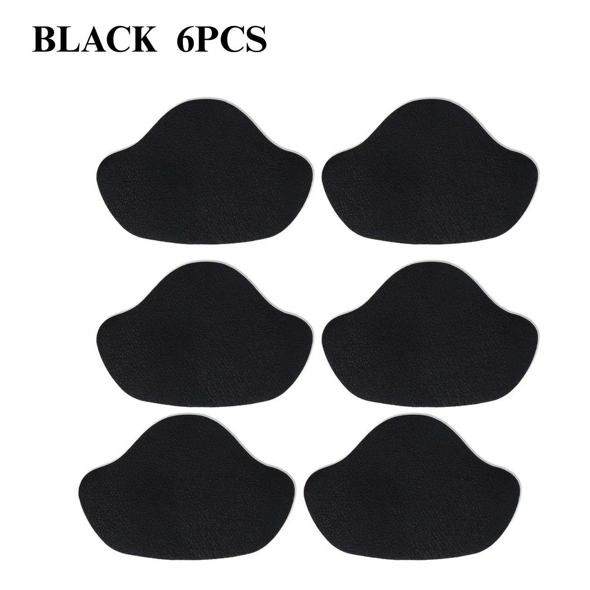 6 Pcs Sneaker Heel Repair Patches Wear-Resistant Shoe Heel Protector Stickers Fix Worn Holes for Sneakers, Leather Shoes