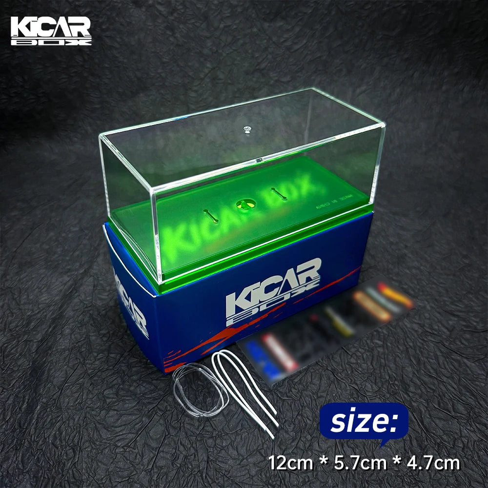 1/64 Acrylic Model Car Display Case Box - High Quality Clear Cover for Collectibles Gift (No Car Included) 1pcs