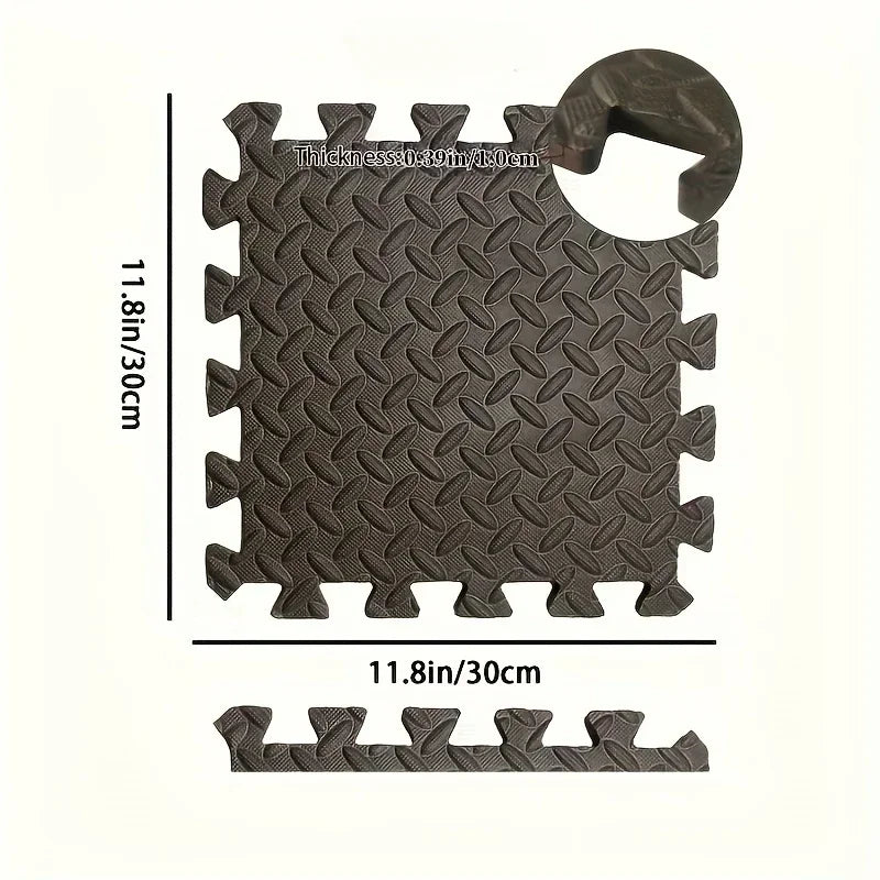 30x30cm EVA Puzzle Mat – Thick Baby Play Mat for Kids, Non-Slip & Waterproof Crawling Floor Tiles, Interlocking Foam Rug