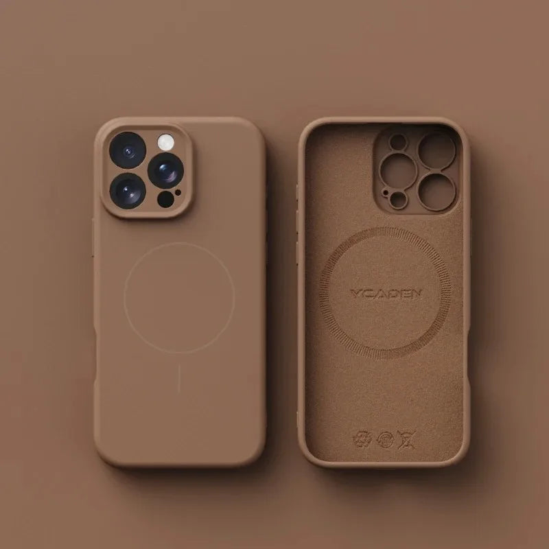 Magnetic Luxury Wireless Charge For Magsafe Phone Cases for iPhone 16 Plus 15 14 13 17 18 Pro Max Original Liquid Silicone Cover