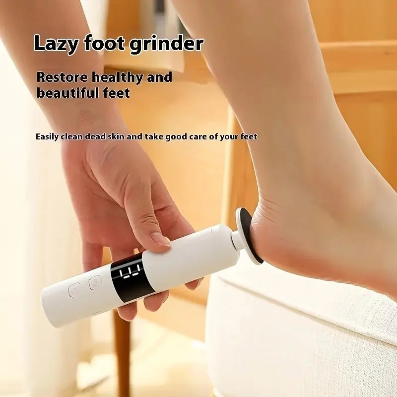 3-speed speed adjustment, LCD display screen, 16 interchangeable heads for home/foot and hand care, fast charging