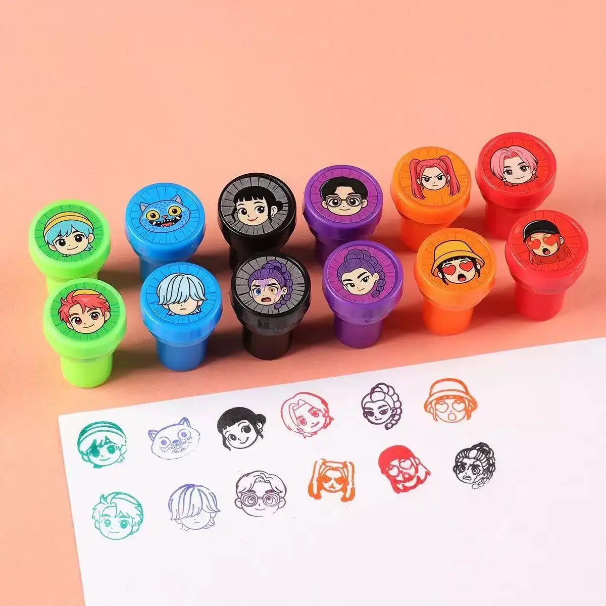 K Pop Birthday Party Decoration Tableware Set - Napkin Tablecloth Banner Paper Plates Slap Bracelets Stamps Baby Shower Supplies