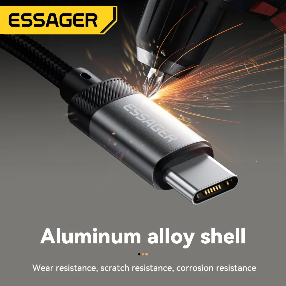 Essager Lightning to 3.5mm jack Audio Adapter Headphone Aux Cable USB Type C to 3.5 Adapter OTG Type C For iphone Xiaomi Oneplus