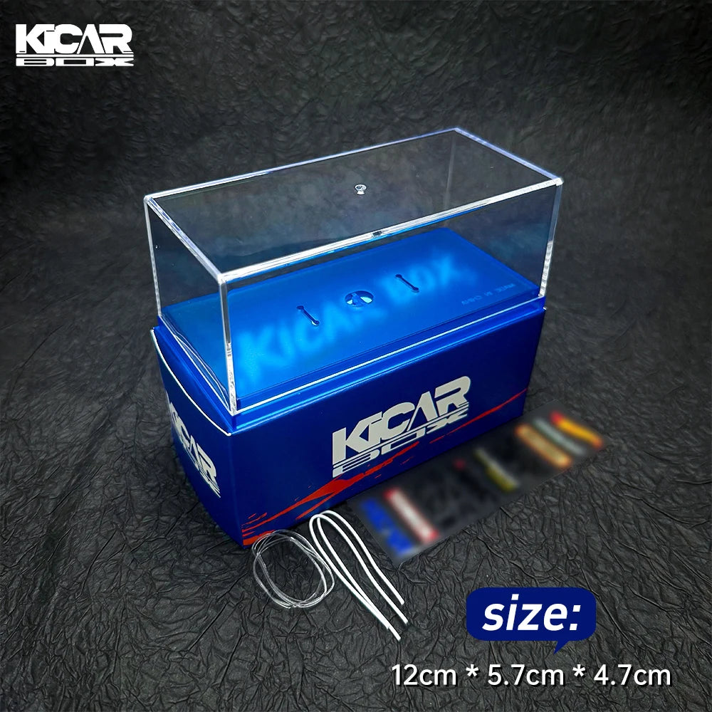 1/64 Acrylic Model Car Display Case Box - High Quality Clear Cover for Collectibles Gift (No Car Included) 1pcs