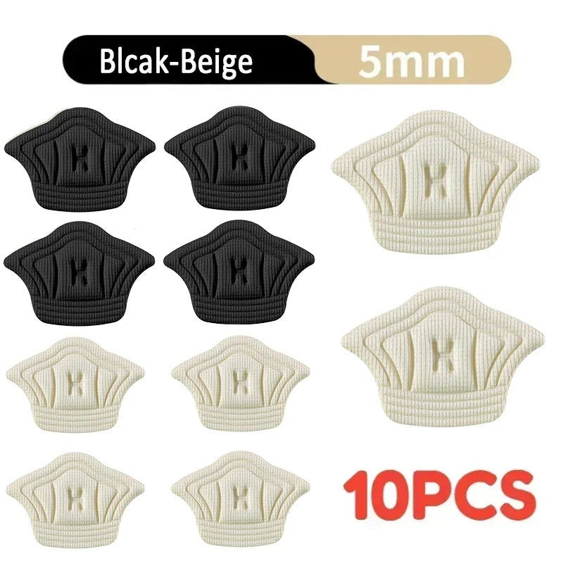 10pcs/set Insoles for Shoes Patch Heel Pads for Shoes Adjustable Size Feet Pad Insole Adhesive Back Sticker Shoes Insert Insole