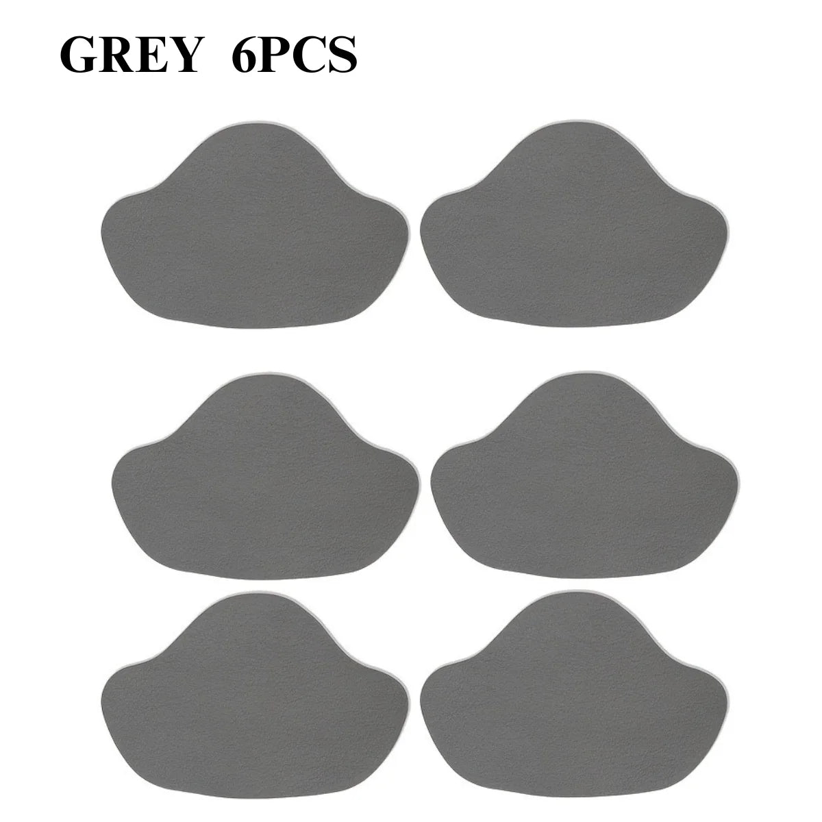 6 Pcs Sneaker Heel Repair Patches Wear-Resistant Shoe Heel Protector Stickers Fix Worn Holes for Sneakers, Leather Shoes