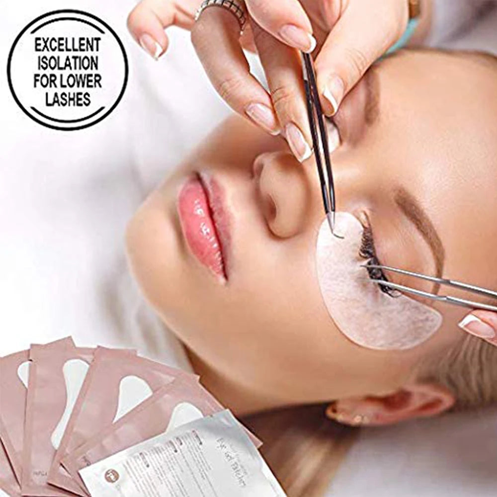 25 Pair Eyelash Extensions Pads Under Eye Lash Gel Lint Free Eye Patches Pad