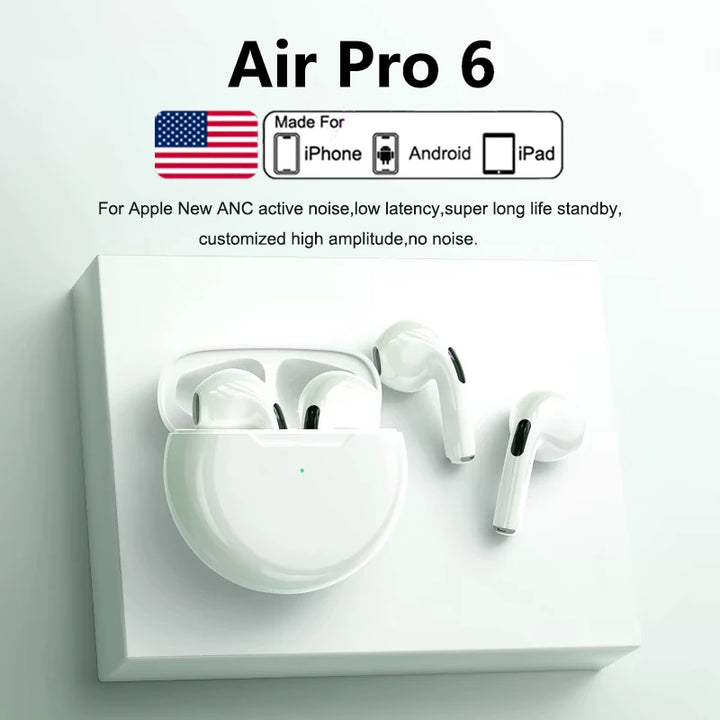 Original Wireless Bluetooth Earphones In Ear Earbuds Sports Noise Cancelling Air Pro TWS Max Headset For Apple iPhone Headphones