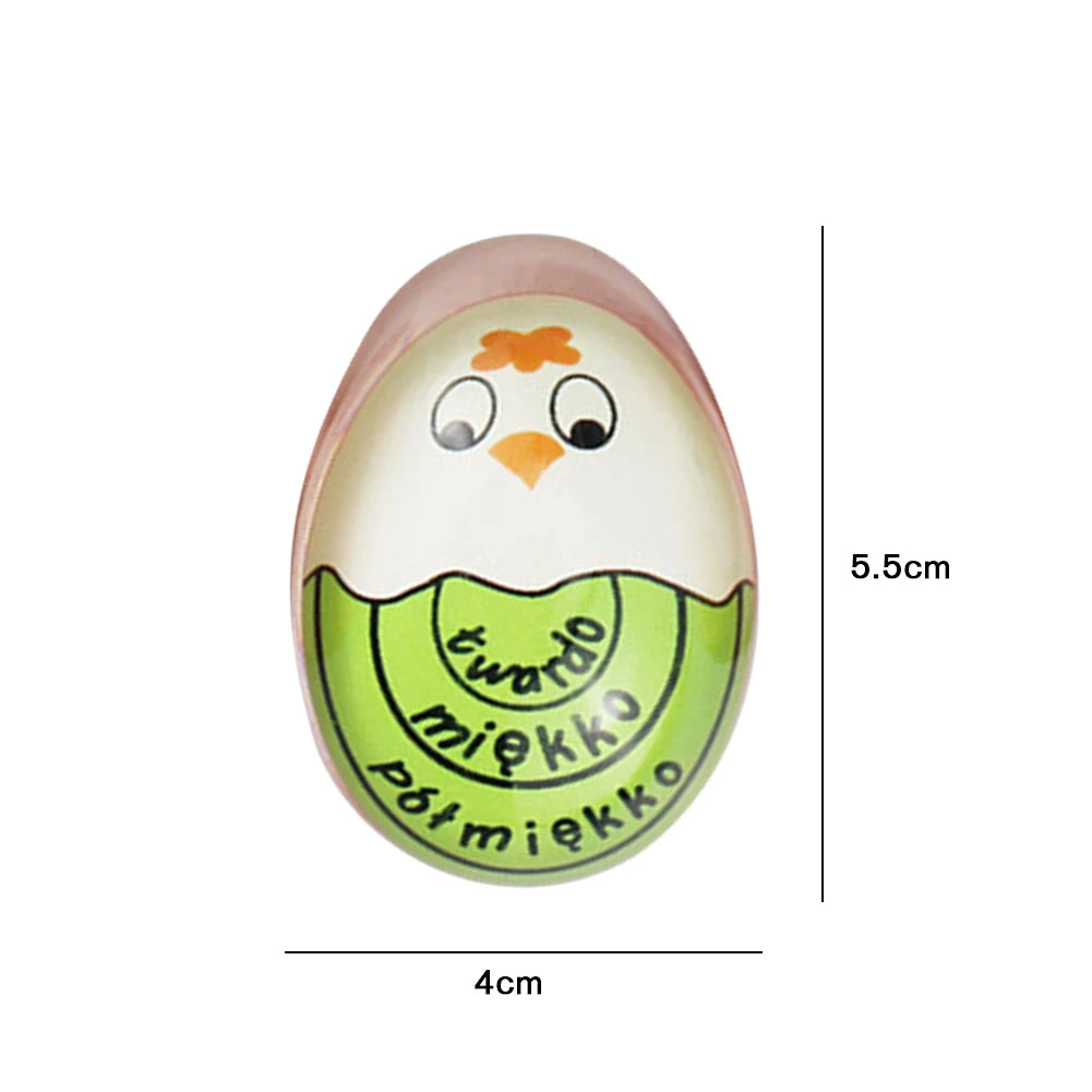 Color Changing Plastic Boiled Egg Alarm Cute Boiled Egg Timer Boiled Egg Alarm Timer Egg Cooking Tools for Kitchen