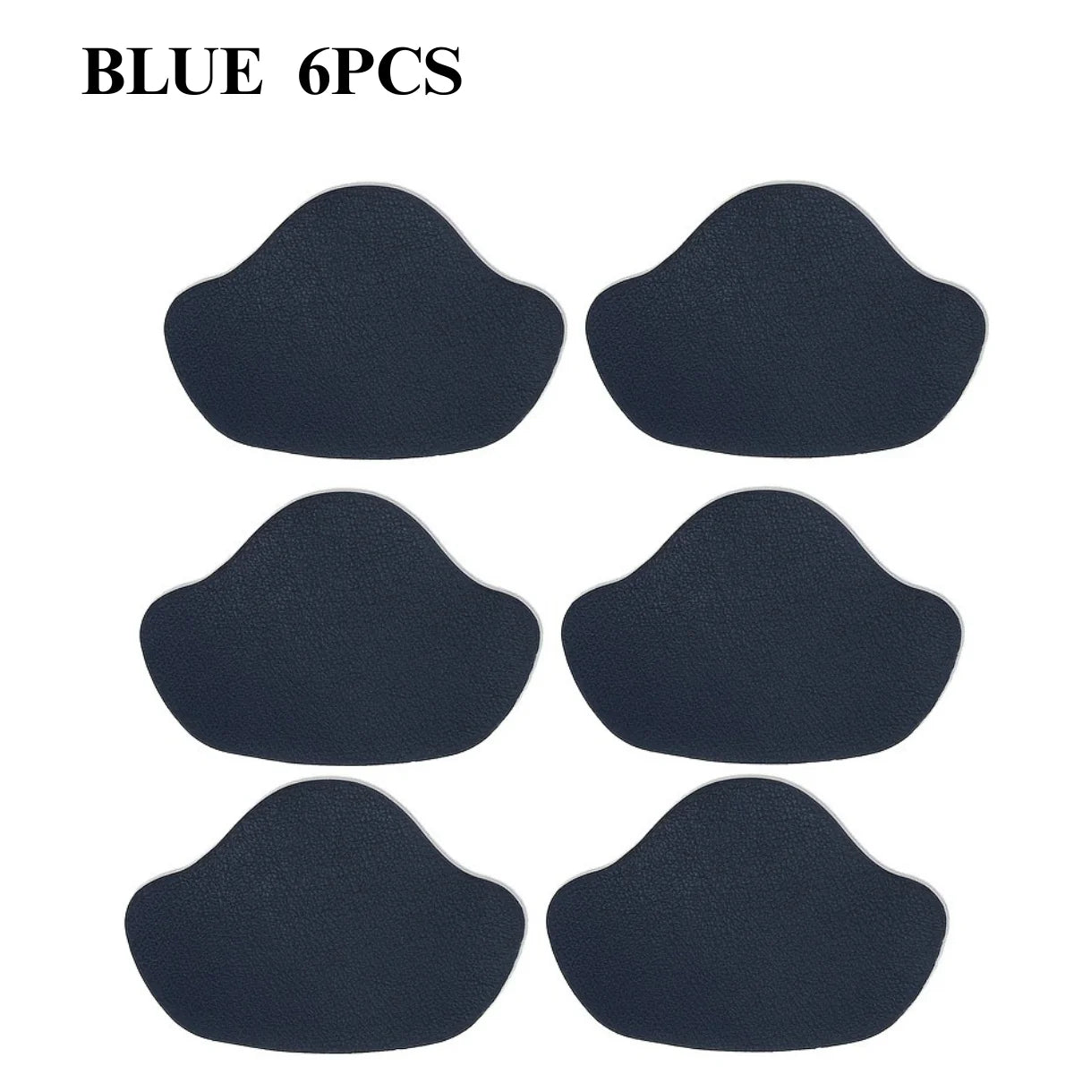 6 Pcs Sneaker Heel Repair Patches Wear-Resistant Shoe Heel Protector Stickers Fix Worn Holes for Sneakers, Leather Shoes