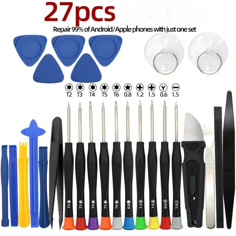 34/15 in 1 Precision Screwdriver Repair Tool Set for Mobile Phone Tablet Laptop Computer Electronics Maintenance Disassembly Kit