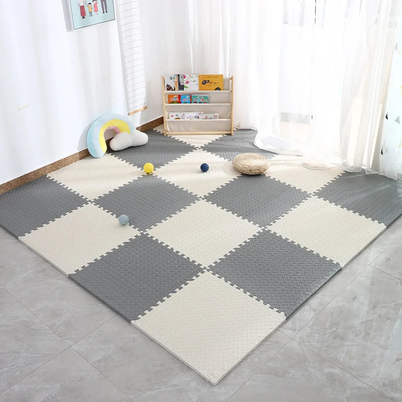 30x30cm EVA Puzzle Mat – Thick Baby Play Mat for Kids, Non-Slip & Waterproof Crawling Floor Tiles, Interlocking Foam Rug