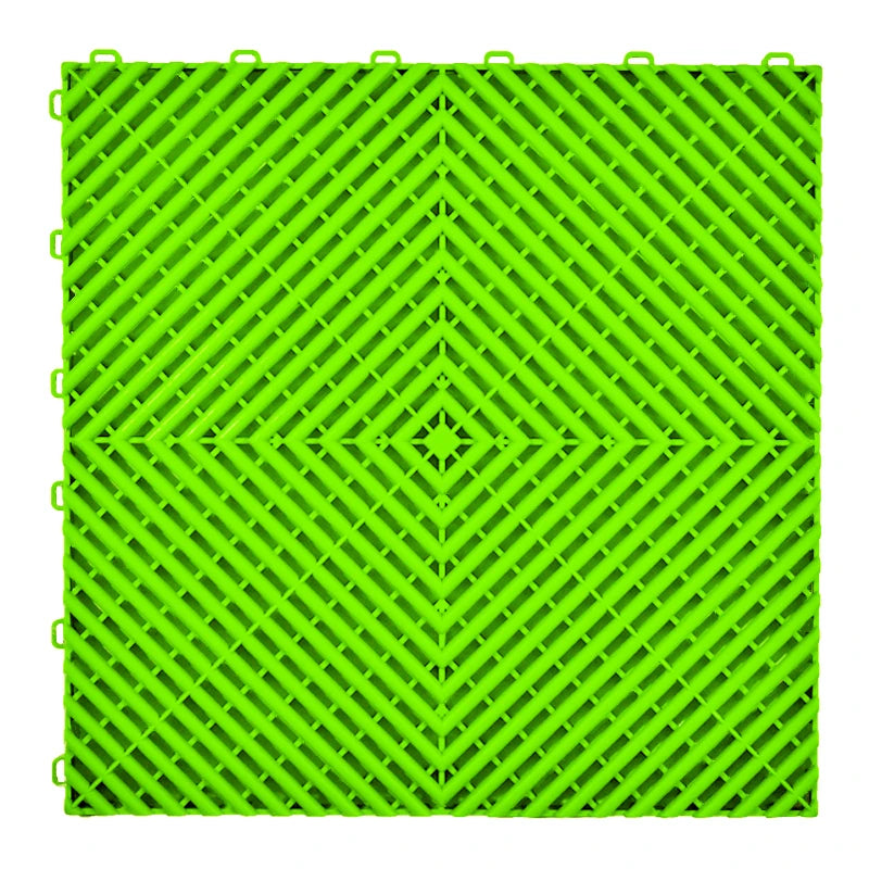 Diy 2026 Factory Wholesalers Price Strength Car Garage Floor Grate Plastic Modular Interlocking Tiles Pp Garage Floor Tiles