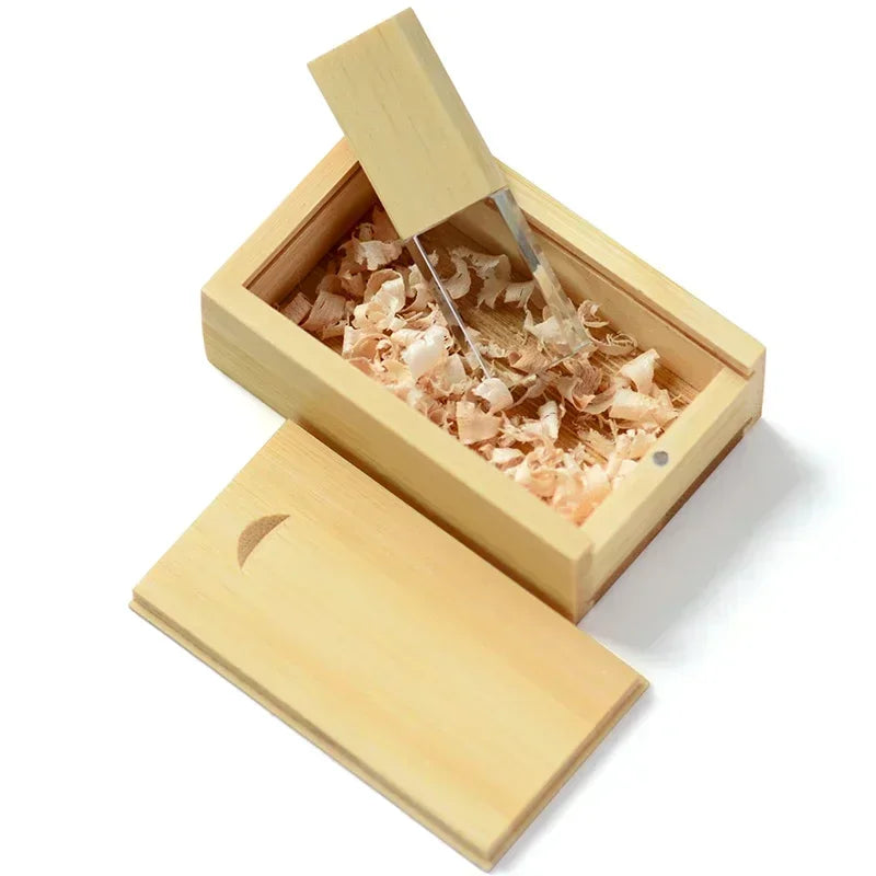 JASTER Crystal Wooden usb flash drive pen drive U disk memory stick pendrive 4GB 8GB 16GB 32GB 64GB wedding gift thumb drive