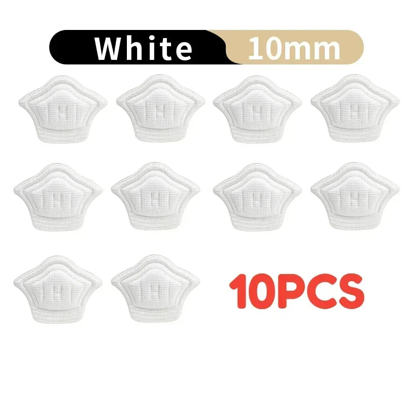 10pcs/set Insoles for Shoes Patch Heel Pads for Shoes Adjustable Size Feet Pad Insole Adhesive Back Sticker Shoes Insert Insole