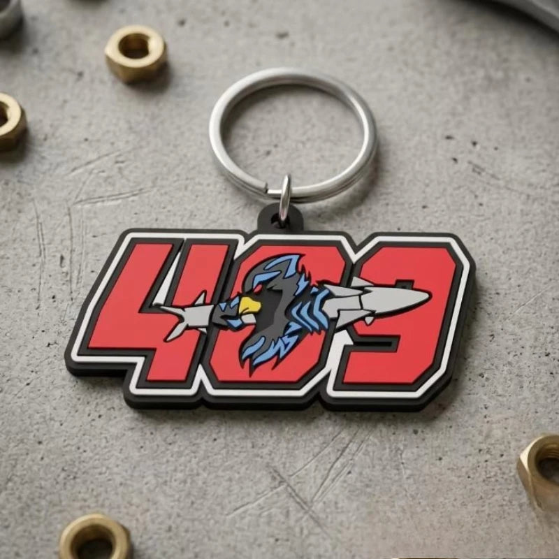 Custom PVC Keychain Personalized Soft Rubber Keyring 3D Logo Bulk Wholesale Promotional Custom Shape Keychain MOQ 50PCS