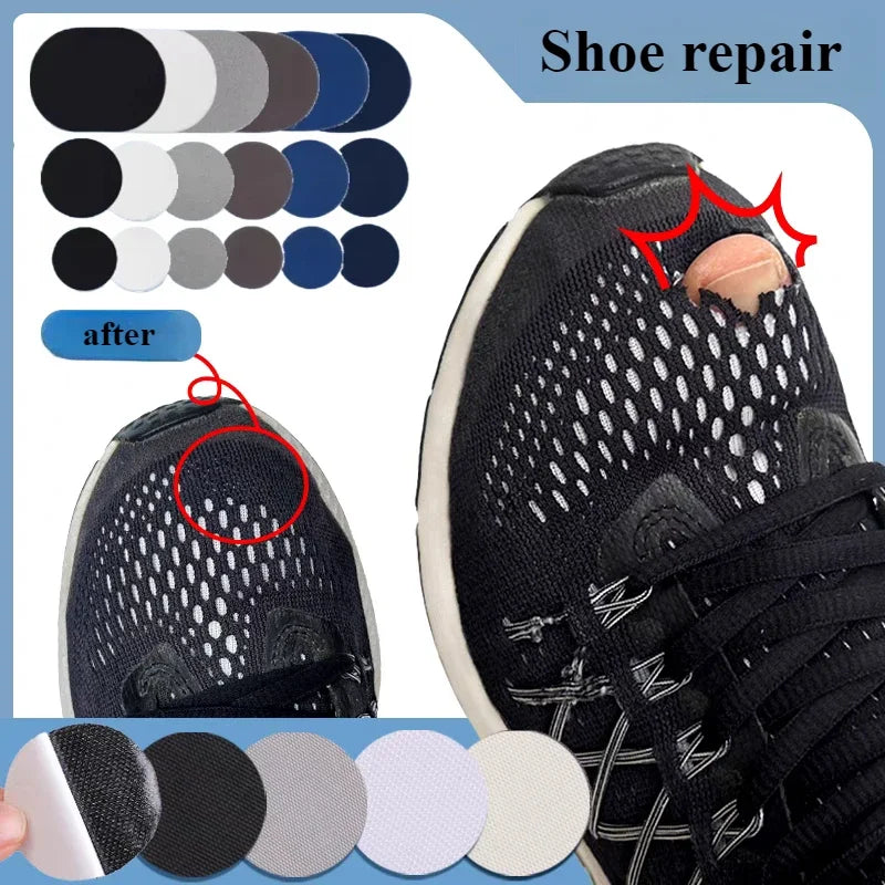 6PCS/set Sports Shoes Patches Vamp Repair Subsidy Shoe Insoles Patch Sneakers Heel Protector Adhesive Patch Repair Shoes Heel